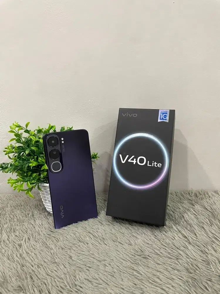 Vivo V40 Lite 8/256 Black mulus Fullset Ori Sinyal Permanent