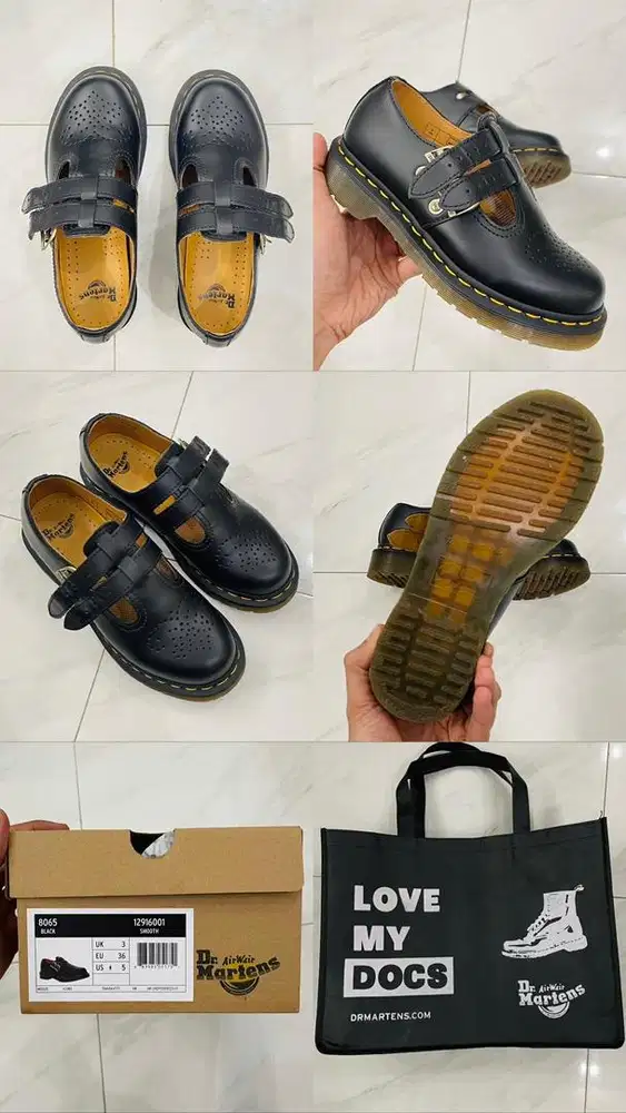 DR.MARTENS MARY JANE BLACK SMOOTH (BONUS CORKCICLE X JOY LAND OFFICIAL