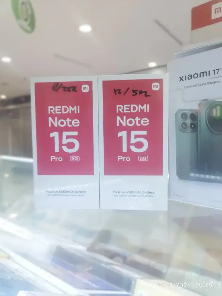 Promo Redmi Note 15 Pro 5G- ORI New Segel - Cashback 200k