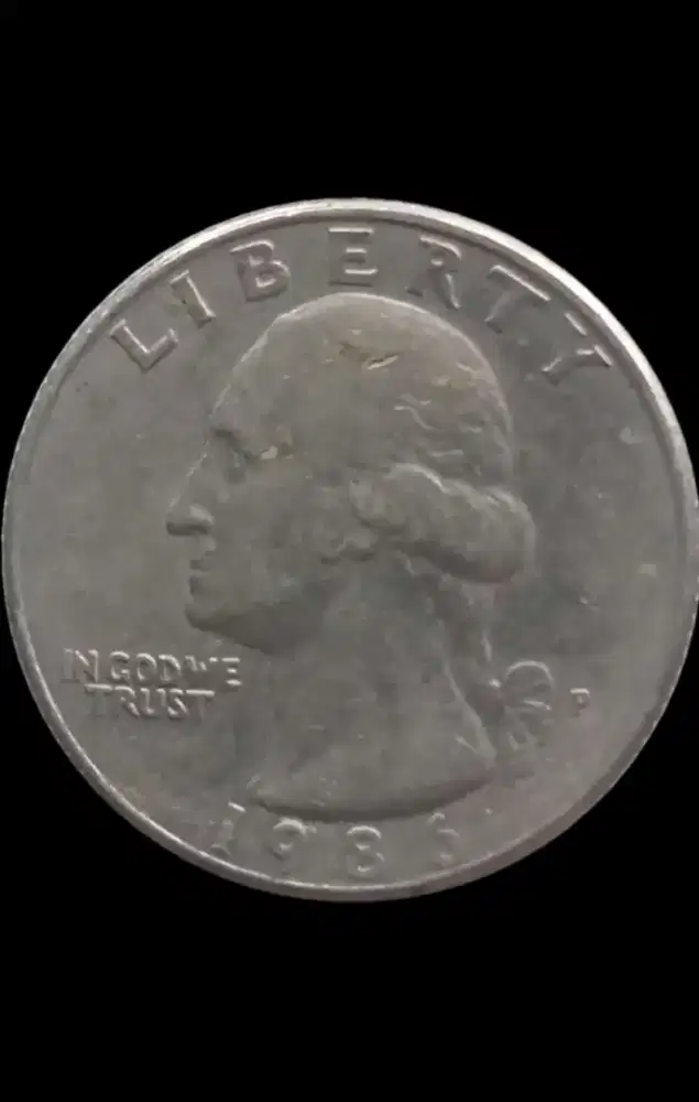 Koin kuno amerika usa 25 sents