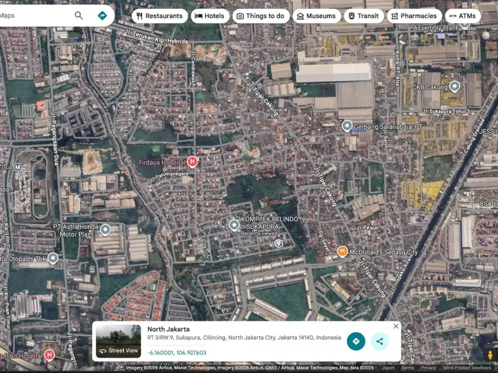 Tanah Kavling SHM 120m² Imperial Pelindo 2, Cilincing Jakut - Cash