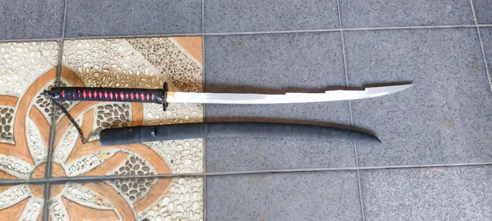 Pedang Samurai Zangetsu Asli Tajam