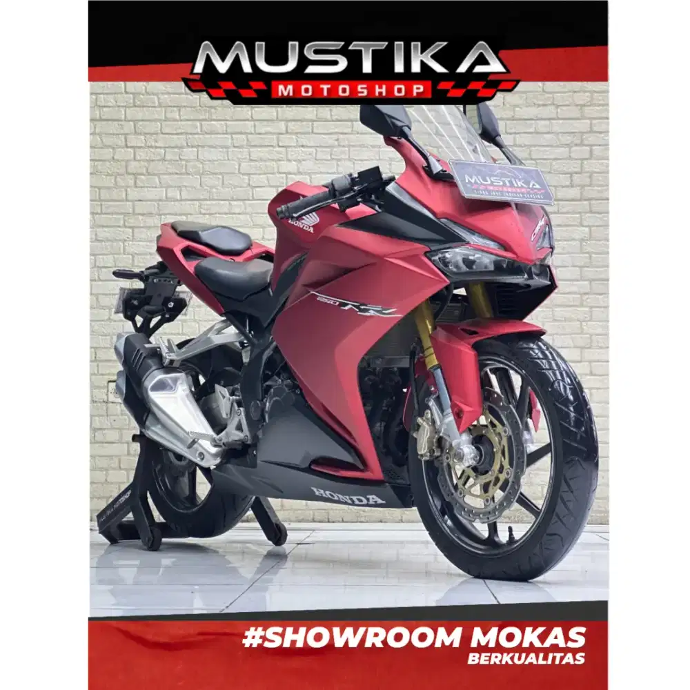 Perfect Condition!!Honda CBR 250RR 2018 Red Matte Plat Jatim-Mustika