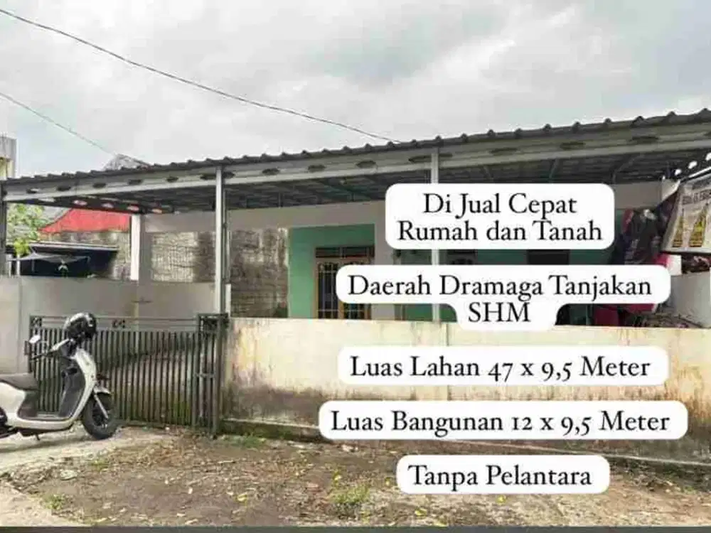 JUAL CEPAT RUMAH LT 446m² LB 114m² DI BOGOR