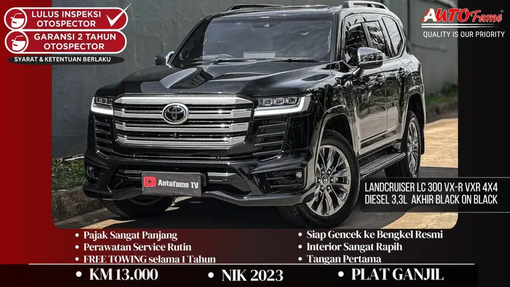 Toyota Landcruiser LC 300 VX-R VXR 4X4 Diesel 3,3L NIK 2023 Akhir