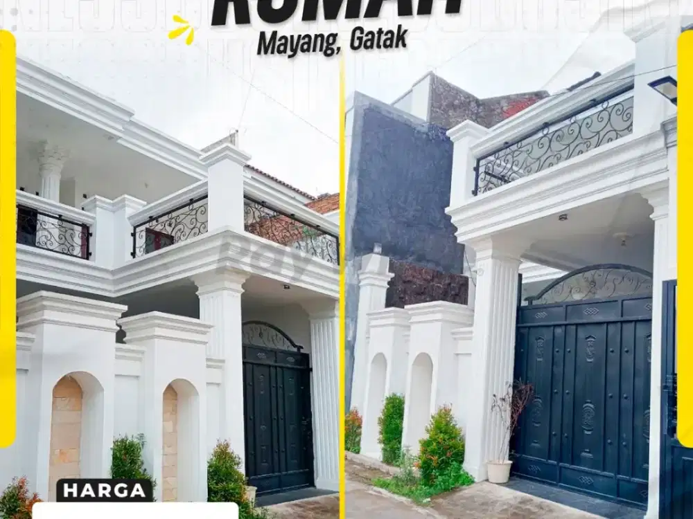 Dijual Rumah American Classic Mewah di Mayang Gatak, Sukoharjo!