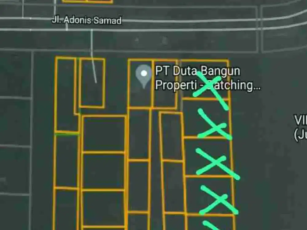 Jl. Adonis Samad Induk UK. 50x200 SHM (Ahmad Dody)