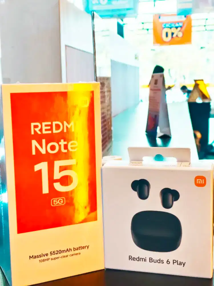 PROMO XIAOMI REDMI NOTE 15 5G FREE TWS