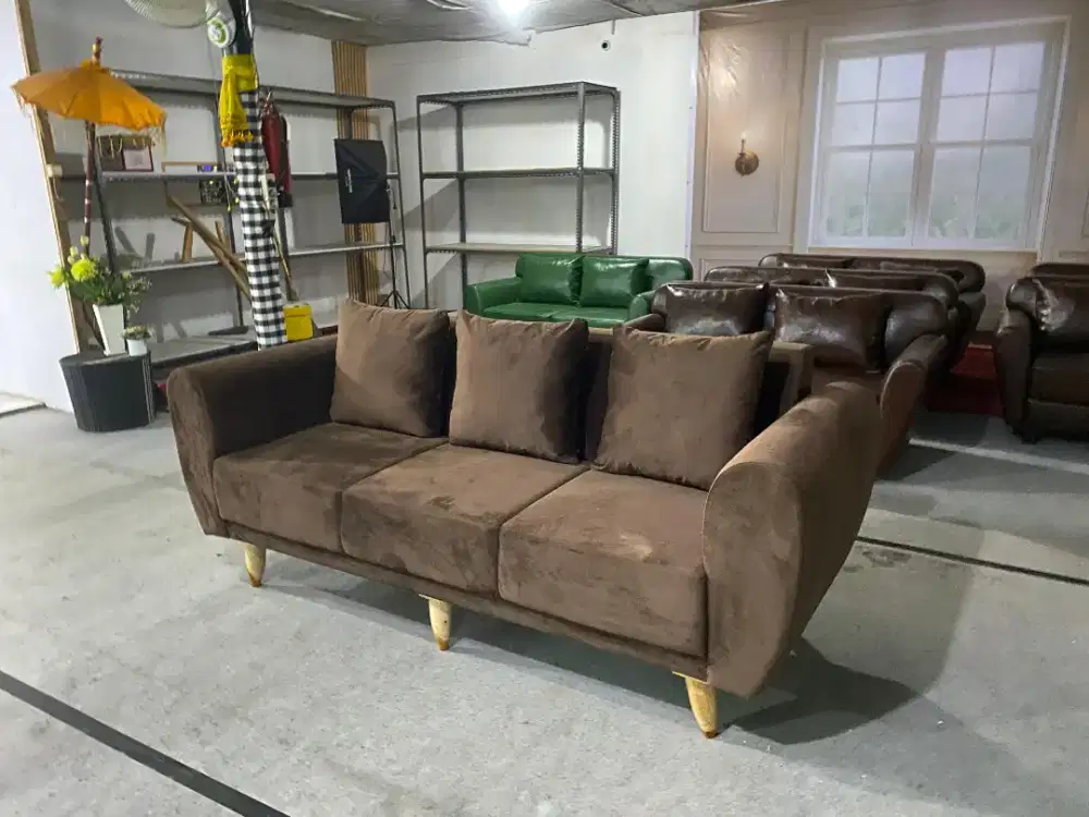 Reasy sofa single 3 seater. Free antar jogja