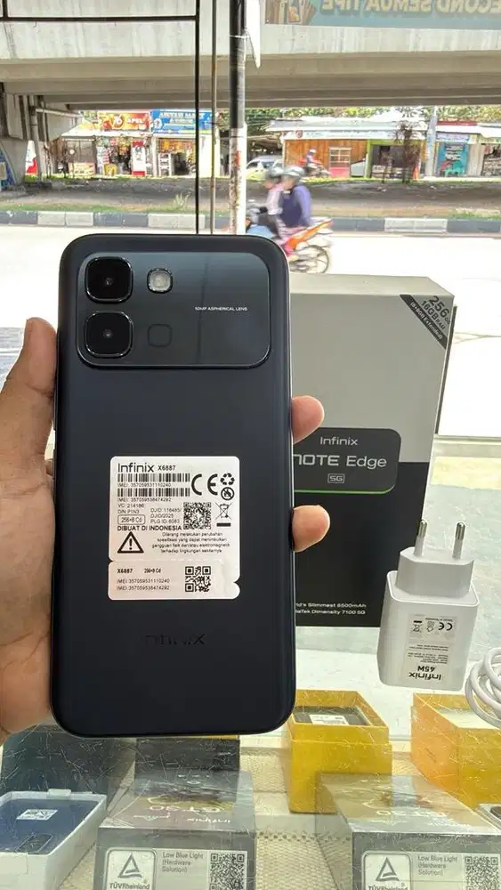 INFINIX NOTE EDGE 5G RAM 16/256 FULLSET SUPER LIKE NEW SPEK GAME