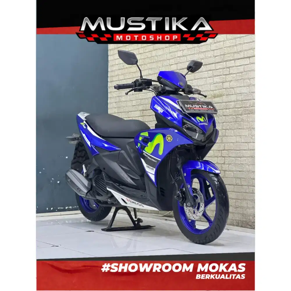 Perfect Condition!!Yamaha Aerox 125cc 2016 Monster Energy-Mustika