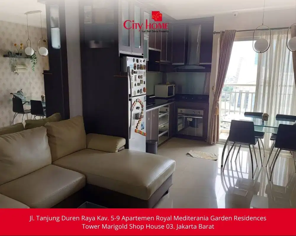 Disewakan Cepat Apartemen 3 Bedroom di Jakarta Barat, Best View