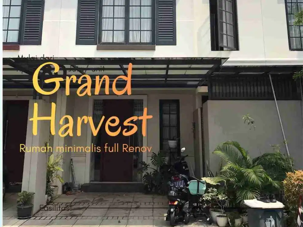 Dijual harga BU rumah di grand Harvest Kebraon Surabaya