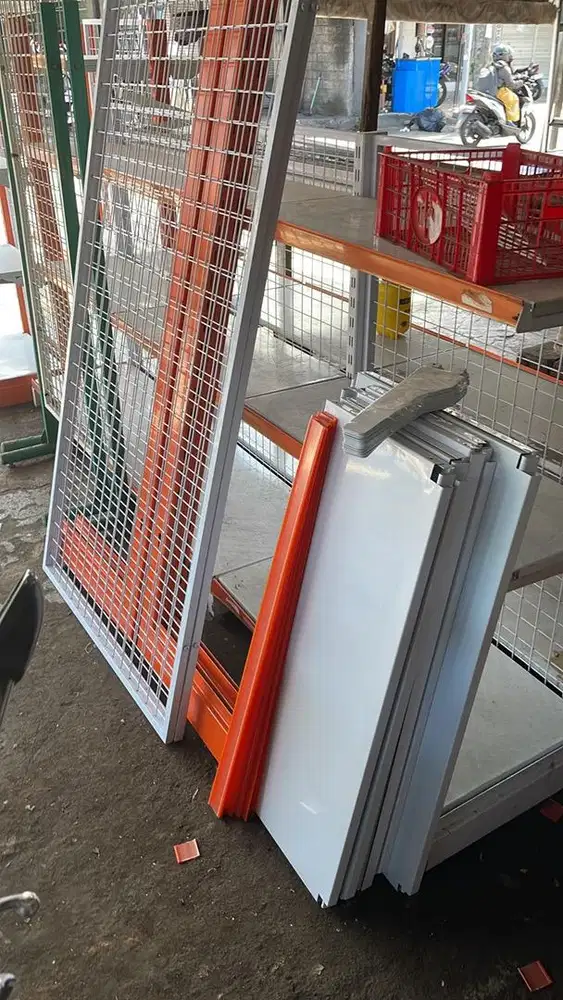 Rak gondola bekas double