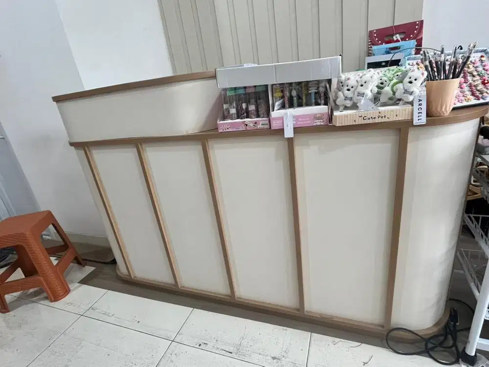 JUAL RUGI MEJA KASIR MURAH