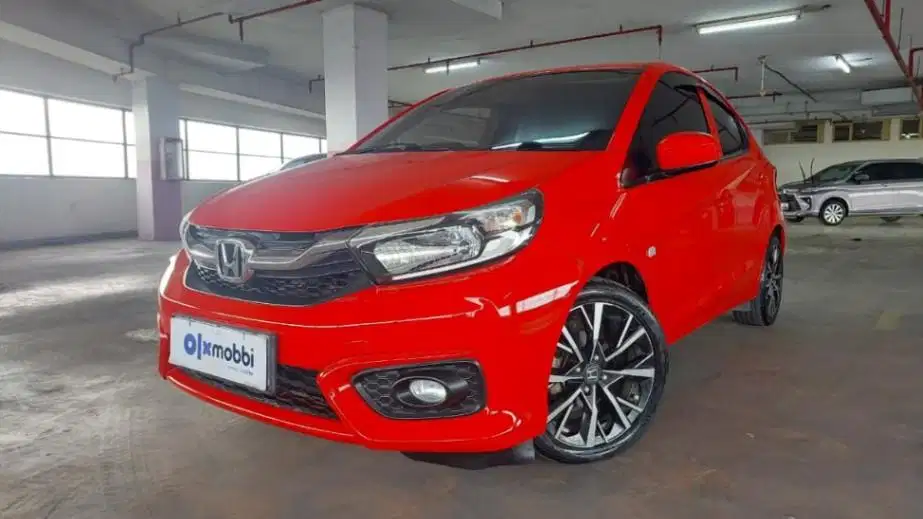 TDP 6,JT, Honda Brio Satya 1.2 E Bensin-AT Merah 2018