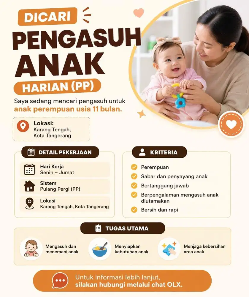 Mencari Pengasuh Anak PP