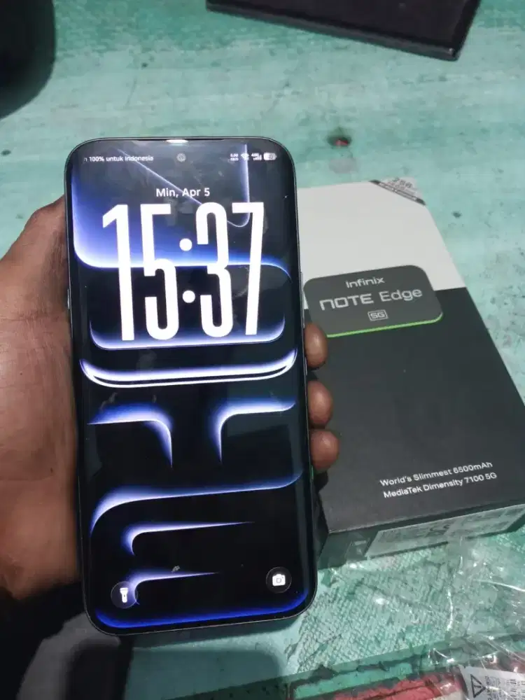 Infinix note edge 5G 8+8/256 sebulan pake