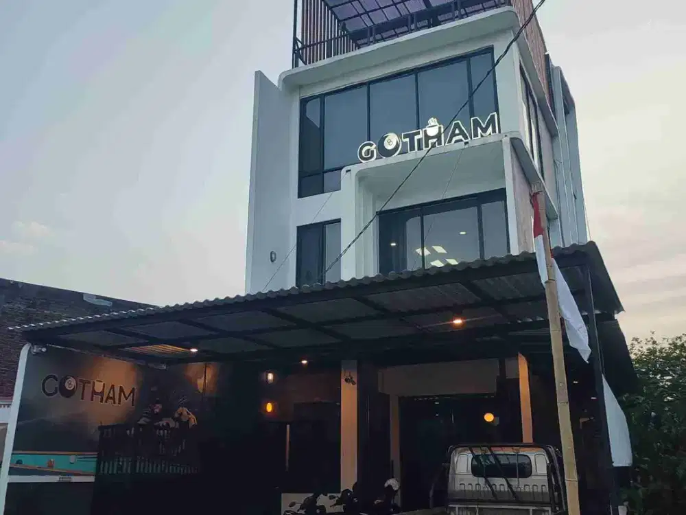 Jual/Sewa Ruko 4LT, Nol Jalan Raya Merr, ex Cafe Billiard, FullFunish & interior