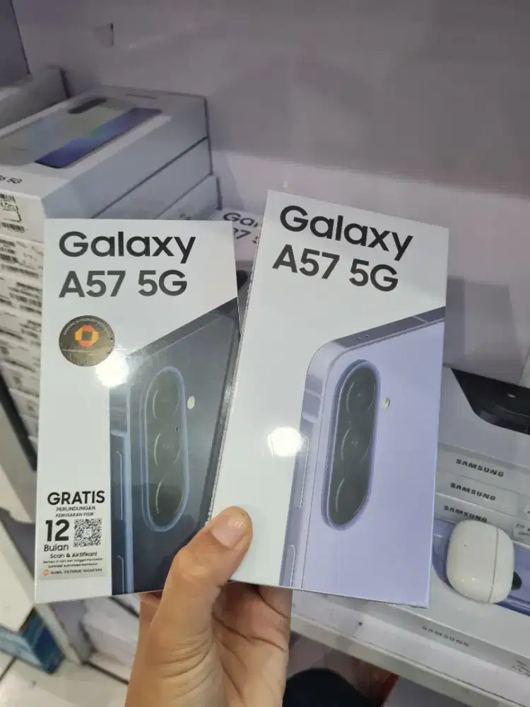 NEW GALAXY A57 5G 12/256 FREE TEMPERED GLASS + CLEAR CASE‼️