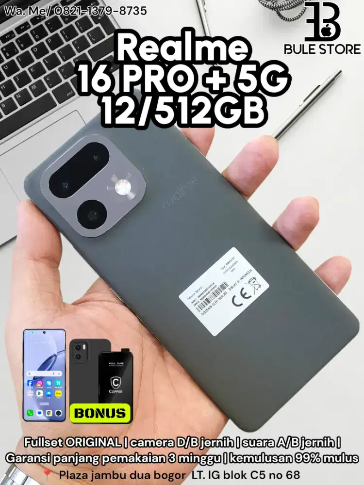 Realme 16 pro plus 5G 12/512GB GARANSI ON PANJANG