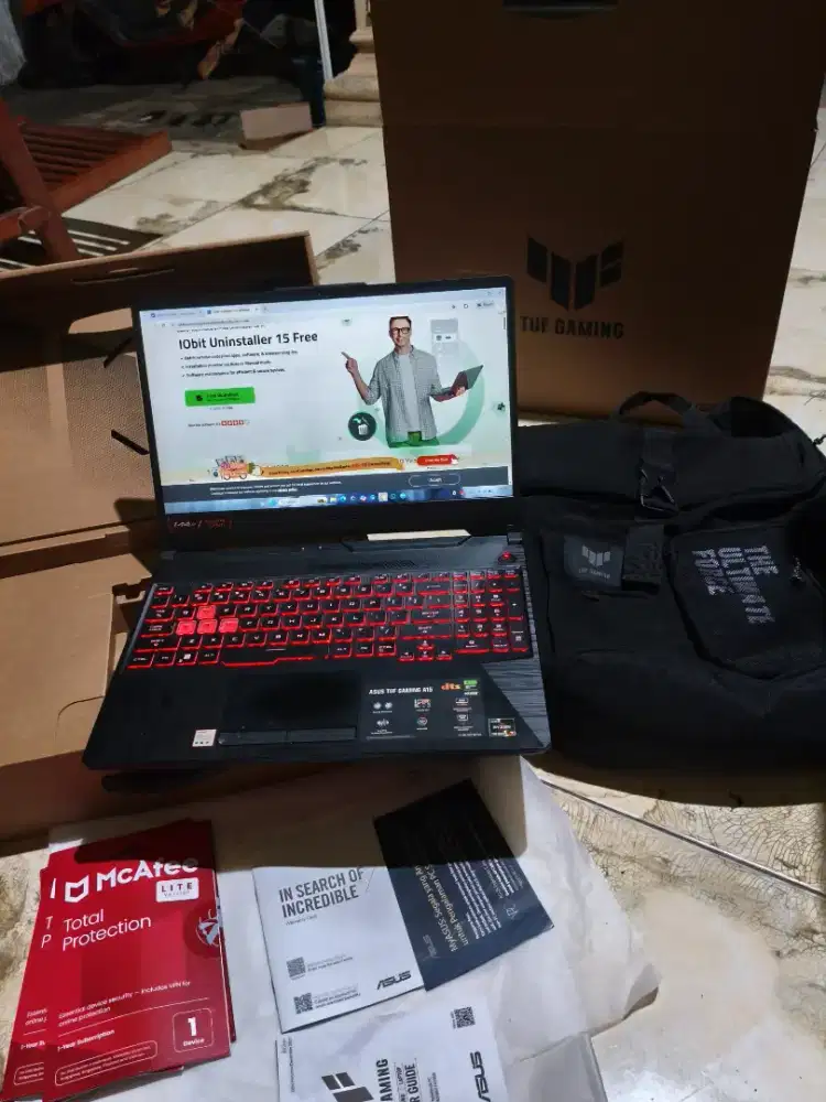 Asus TUF Gaming A15 Ryzen 7 7435HS ram 16gb like new pemakaian sebulan