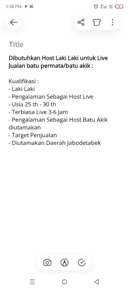 Host Live Laki Laki