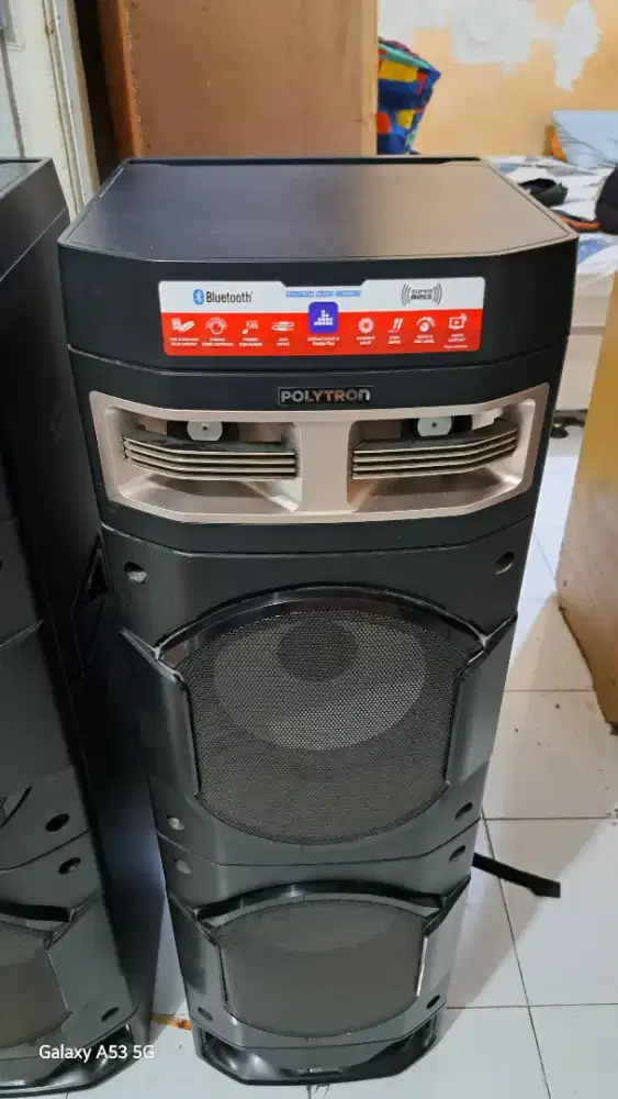 Polytron Aktive Speaker 10D28, blootooth, remote