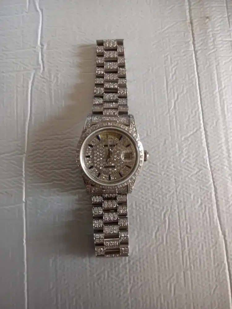 Jam tangan full diamond, rlk, by jf