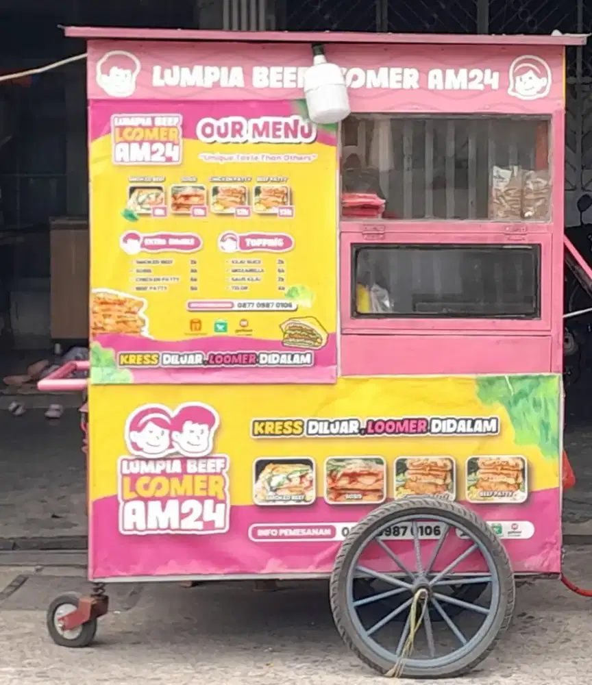 Lowongan kerja jaga stand makanan gerobakan