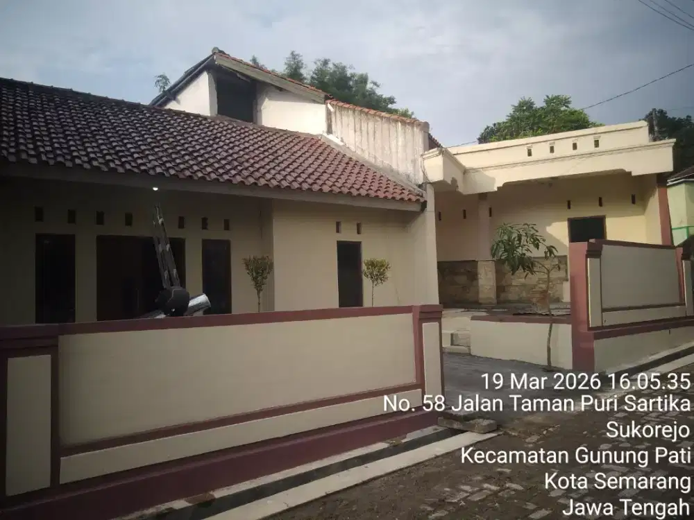 Rumah SHM di Taman Puri Sartika dekat Unnes Gunungpati Semarang