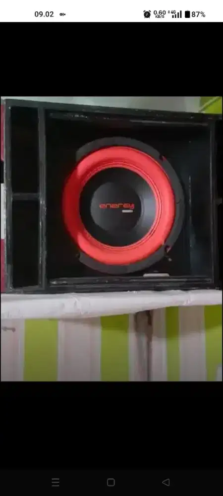 Box speaker spl isi speker legacy dobel coil