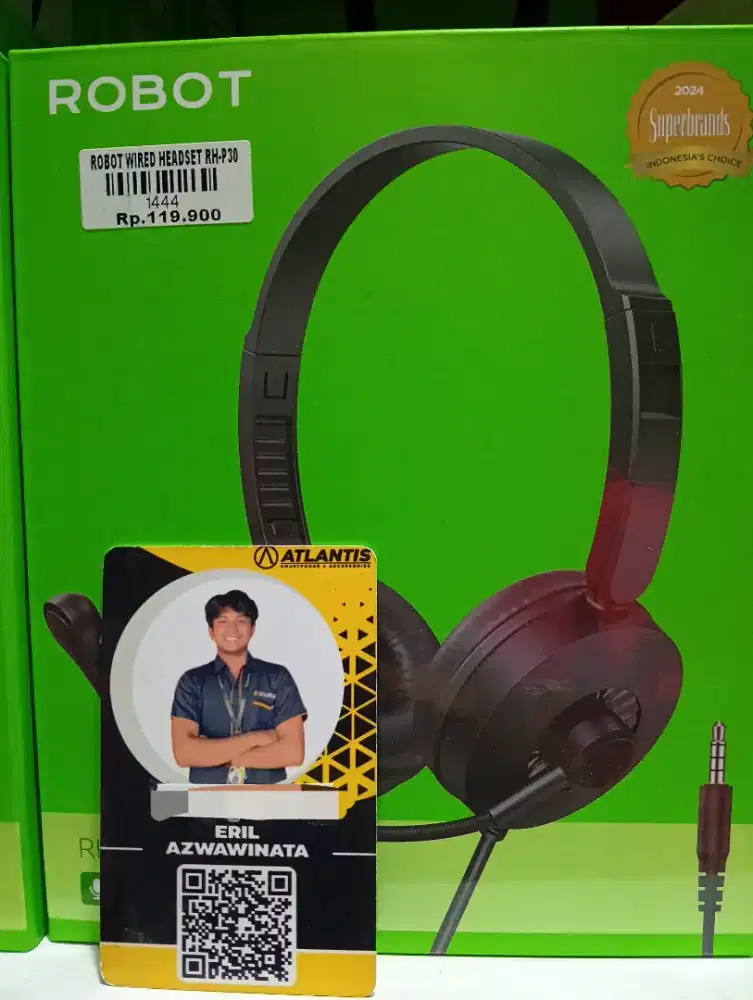 ROBOT WIRED HEADSET RH-P30 l ATLANTIS DAHSYAT