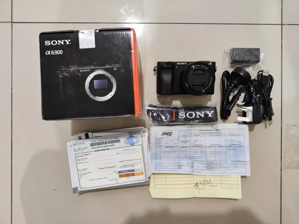 SONY A6300 KIT Lensa 16-50mm OSS Kamera Mirrorless Kondisi Istimewa
