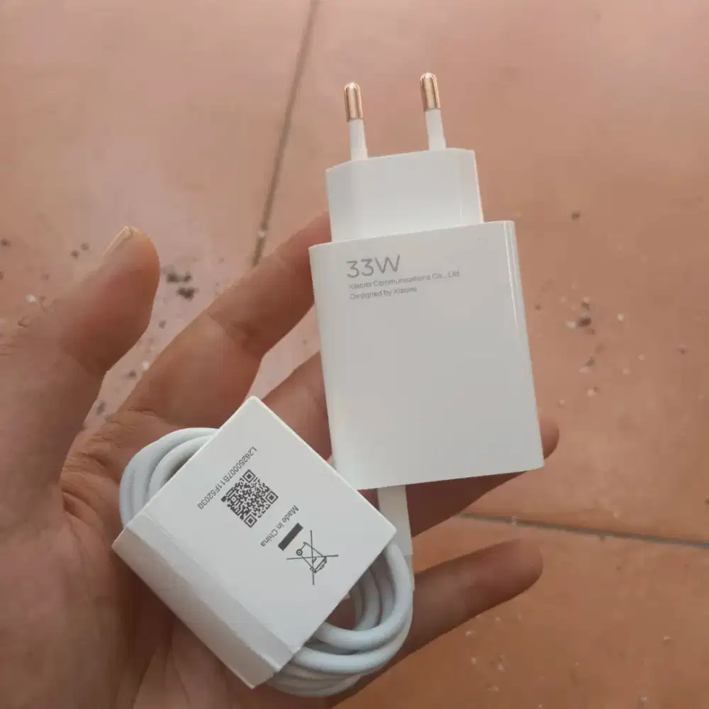 CHARGER ORI XIAOMI 33W TIPE C TURBO DESIMAL AKTIF