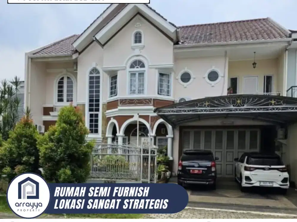 DIJUAL RUMAH MEWAH SEMI FURNISH DI PUSPITA LOKA BSD CITY (ENB382)