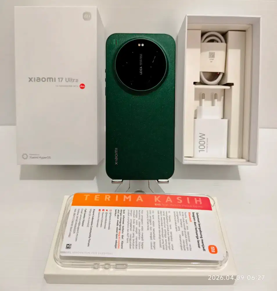 Xiaomi Mi17Ultra 16/1 Tb Likenew100% Garansi Mar 28 Fullset  bs TT/BT