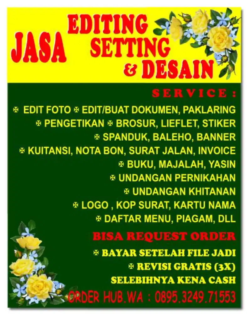 Jasa Edit Dokumen/Berkas