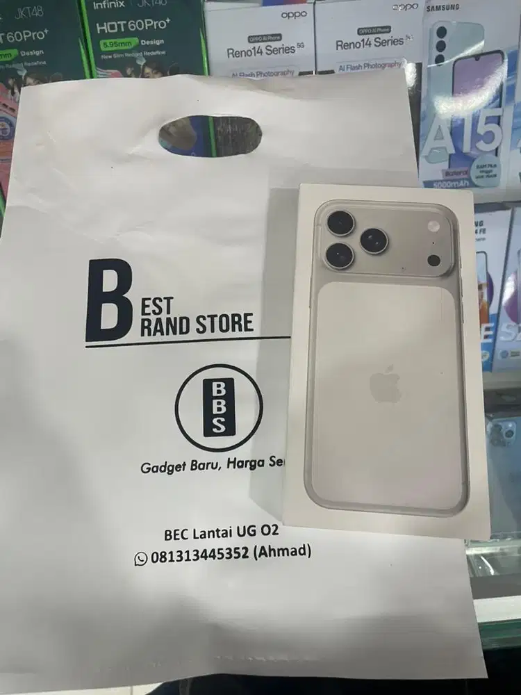 Iphone  17 Promax 256gb New Ibox cash/credit Bisa