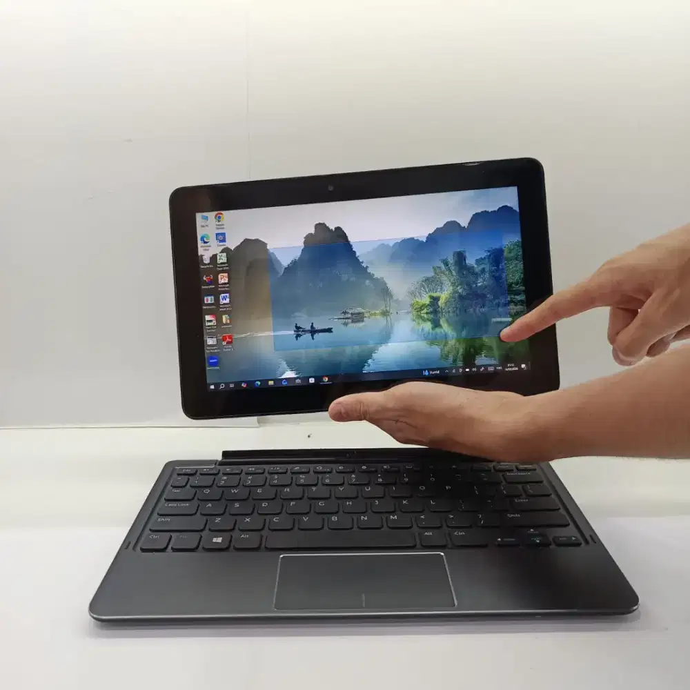 [D56] Laptop Dell Touchscreen 2in1 8/128 12 Windows10 Siap COD