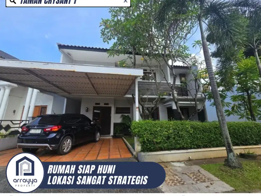 RUMAH MEWAH KAWASAN STRATEGIS BIKIN BETAH DI TAMAN CHRYSANT 1 BSD CITY (MDB32)