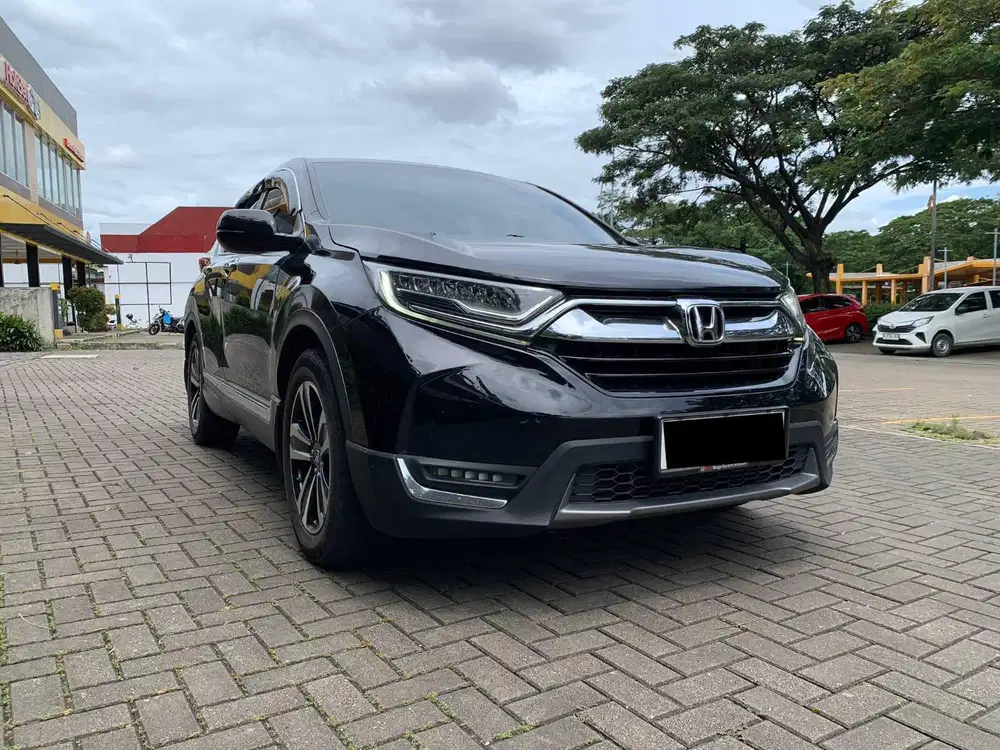 HONDA CRV TURBO PRESTIGE CVT MATIC 2019 HITAM KM 85RB
