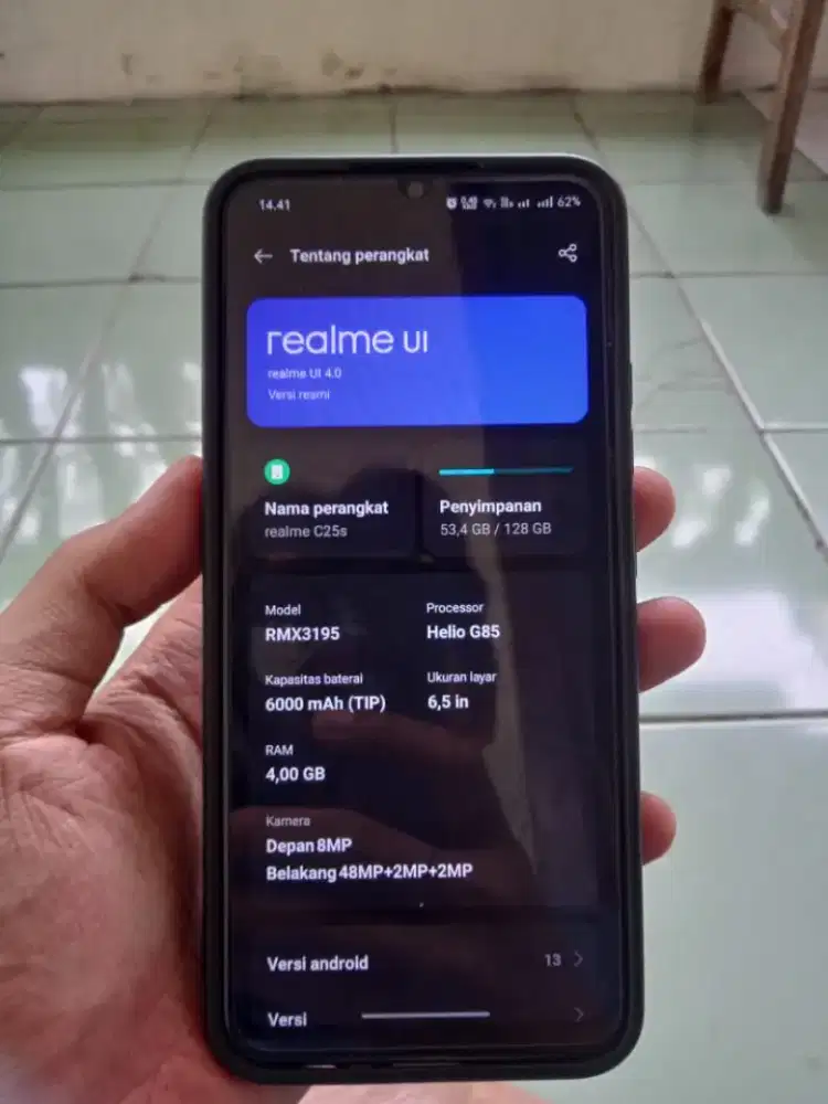 Realme c25s ram 4/128 langka