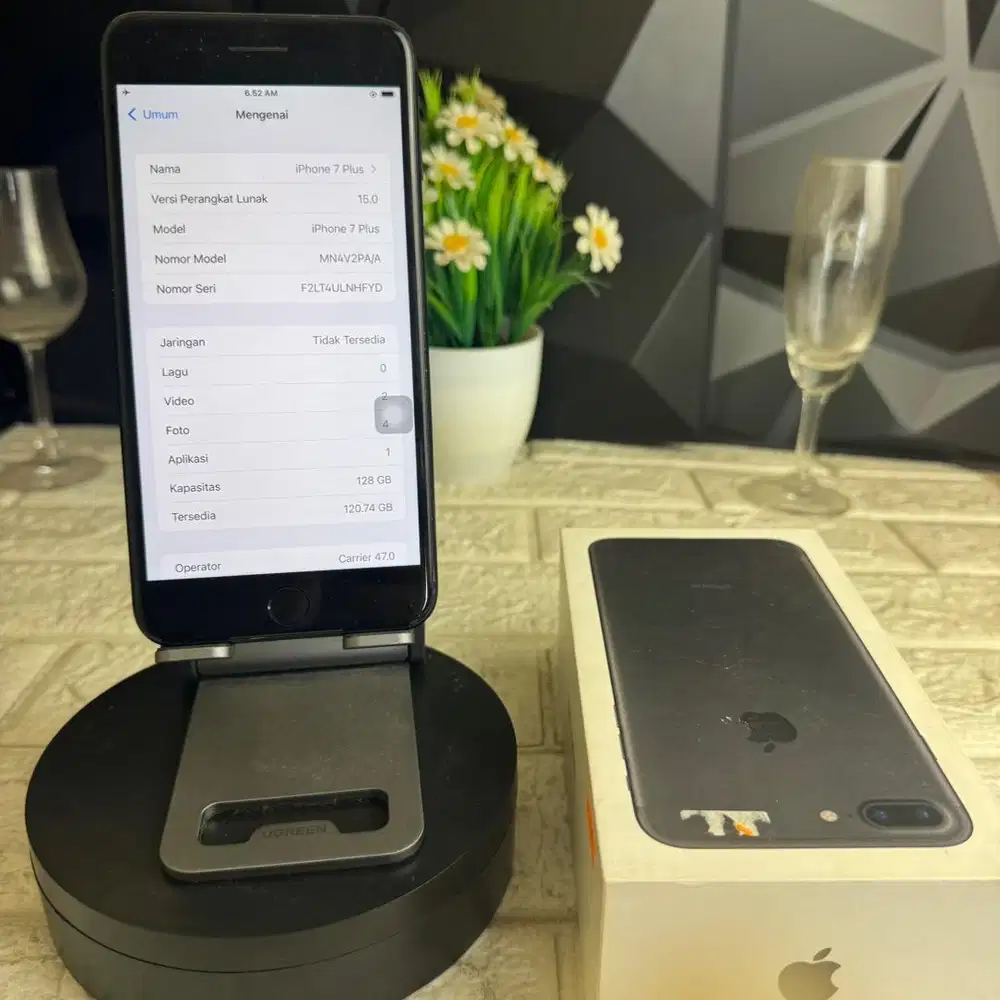 iphone 7 plus 128gb ex ibox Minus touch id aja bisa COD