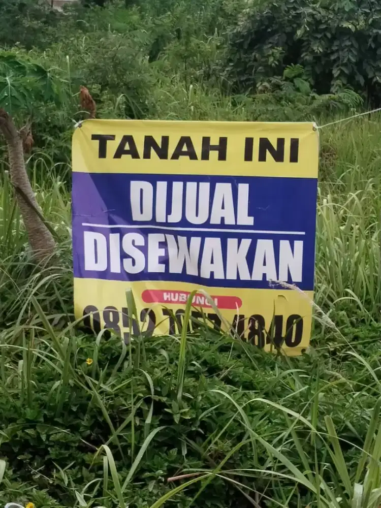 Dijual tanah bisa bgn toko 3 pintu murah