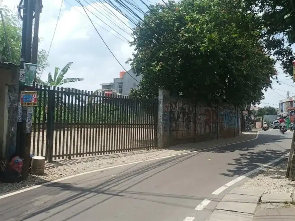 Dijual Murah Tanah Strategis 1.005 m2, Datar, Pagar Keliling, di Samping Kampus Universitas Terbuka, Pondok Cabe, Tangerang Selatan