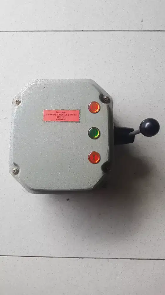 Dijual ohm saklar 40A. JOHANNES SCHUBACK&SOHNE.