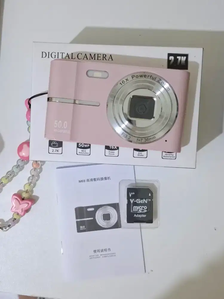 [M03] 50MP 4K Mini Kamera Digital 16X Digital Zoom