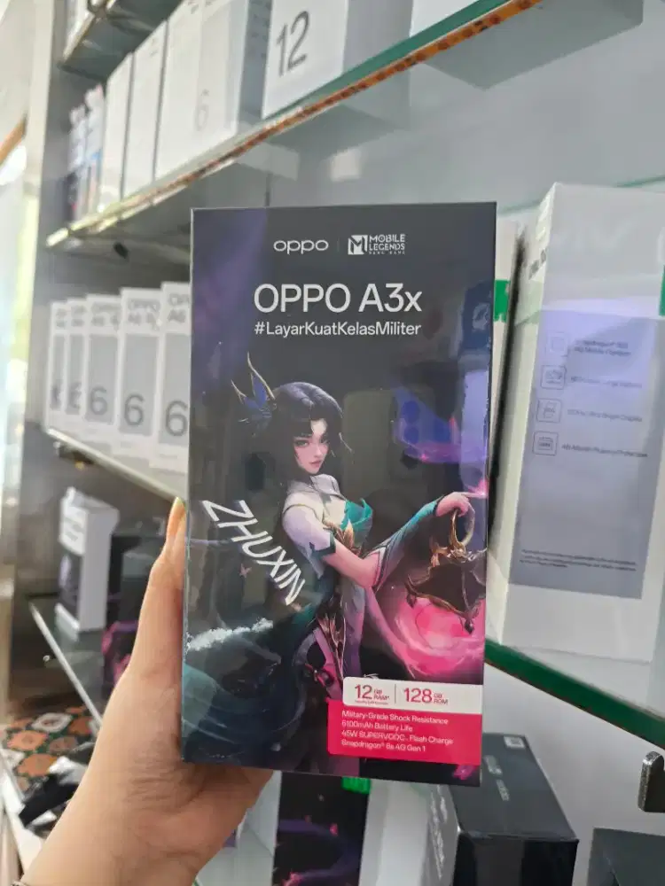 Oppo A3x RAM 6/128 BARU SEGEL GARANSI RESMI