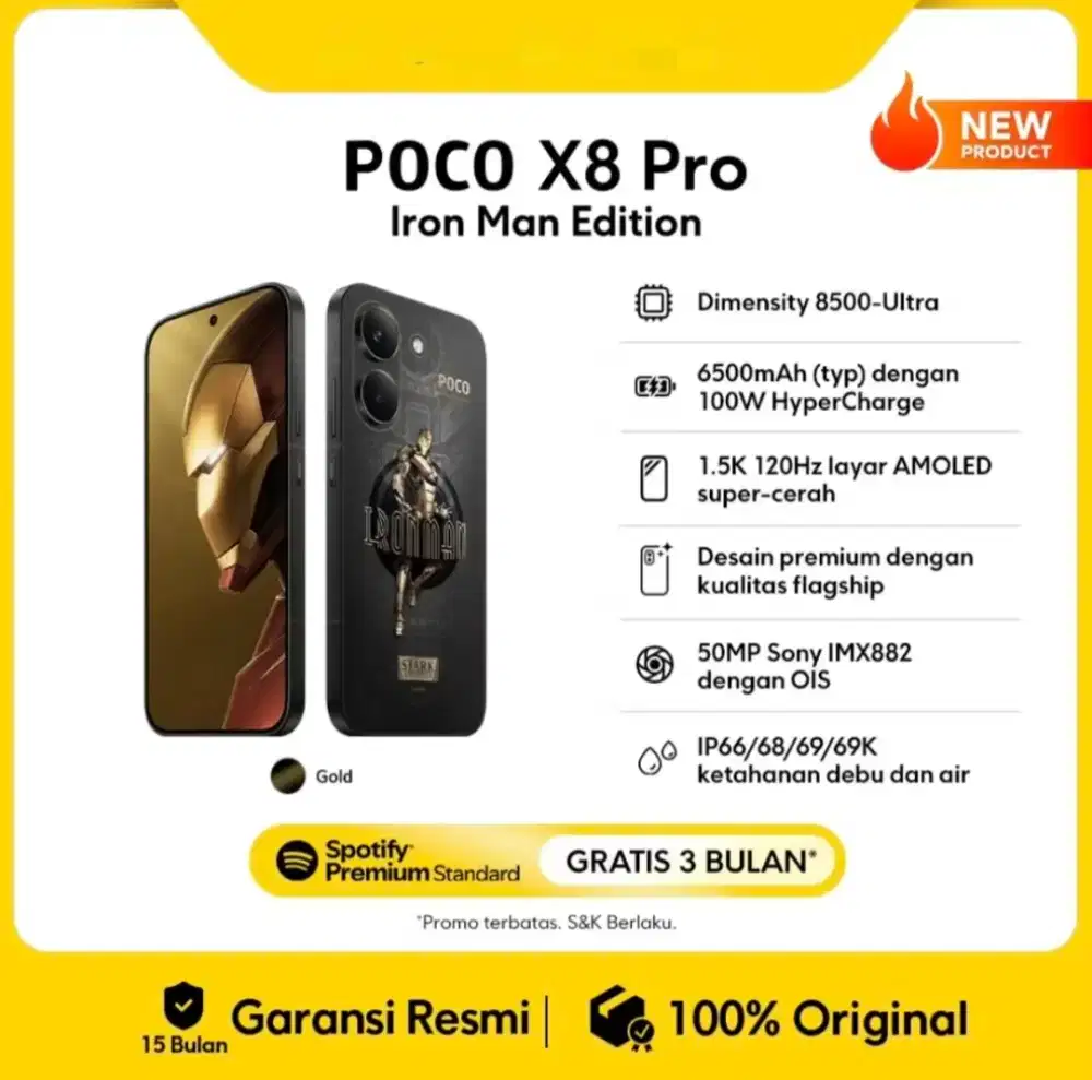 Xiaomi Poco X8 Pro IRON MAN 12/ 512GB